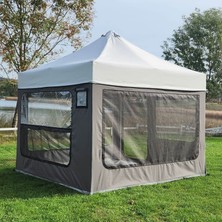 2k 290 x 290CM Gazebo 4 Mevsim Kamp Çadırı