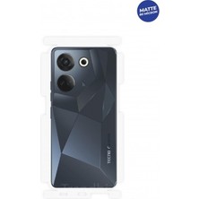 Wrapsol Tecno Camon 20 Mat Arka ve Yan Koruyucu Tpu Film