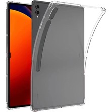 Z-Mobile Samsung Galaxy Tab S9+ Plus 12.4” SM-X810 Uyumlu Şeffaf Silikon Kılıf Anti Shock Köşe Korumalı