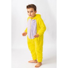 Bebesev Welsoft Peluş Unisex Fermuarlı Kışlık Bebek Uyku Tulumu Bebek Tulumu Çocuk Tulumu Çocuk Kostümü Tlmbyk