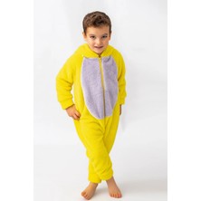 Bebesev Welsoft Peluş Unisex Fermuarlı Kışlık Bebek Uyku Tulumu Bebek Tulumu Çocuk Tulumu Çocuk Kostümü Tlmbyk