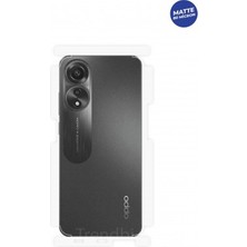 Wrapsol Oppo A78 4g Mat Arka ve Yan Koruyucu Tpu Film