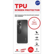 Wrapsol Oppo A78 4g Mat Arka ve Yan Koruyucu Tpu Film