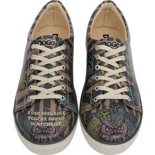 Erkek Vegan Deri Çok Renkli Günlük Sneakers - Ever Feel Like You're Being Watched Tasarım