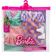 Bisepetim GWF04 Barbie'nin Kıyafet Koleksiyonu 2'li Paketler / +3 Yaş