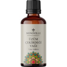 Monoville Üzüm Çekirdeği Yağı %100 Saf ve Doğal Soğuk Sıkım ( Grape Seed Oil ) 30 ml