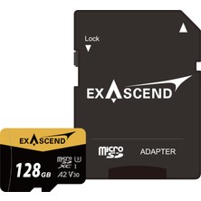 Exascend 128GB 175MB/S A2 V30 Micro SD Hafıza Kartı