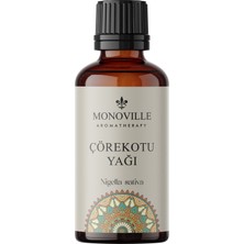 Monoville Çörek Otu Yağı 30 ml Soğuk Sıkım %100 Saf Ve Doğal (Black Cumin Seed Oil)