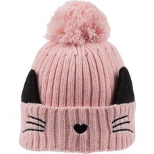 Kitti 0-18 Kulaklı Bere - Gül Kurusu