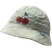 Kitti Kirazlı Bebe Kız Şapka - Yeşil