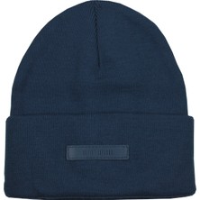 Sofist İstanbul Dark Blue Unisex Beanie Katlamalı Lacivert Ribana Örgü Bere