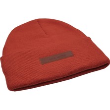 Sofist İstanbul Orange Unisex Beanie Katlamalı Turuncu Ribana Örgü Bere