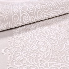 Klasik Desen Krem Renk Göbekli Halı