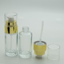 D&B Boş Losyon ve Pafüm Şişesi 4o ml (5 Adet) Boş Şeffaf Şişe