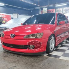 ŞüsCarOto Aksesuar Peugeot 306 1993-2002 Uyumlu Üniversal Astra H Lip Esnek Ön Lip 2 Parça Tampon Altı Dil Karlık Ön Ek