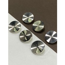 Karan Tuhafiye Kaban ve Ceket Düğmesi Hipnoz Model Özel Kaplama 6'lı Set Gümüş 3 cm