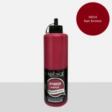 Cadence Multisurface Hybrid Akrilik Boya H-054 Kan Kırmızı 500 ml Özellikli Sanatsal Malzeme