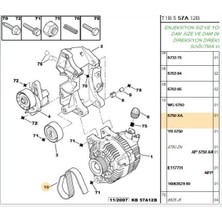 Hutchinson V Kayışı Berlingo Nemo Xsara Fiorino 206 Bipper Partner (6PK1564-5750.XA)