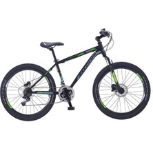 Salcano Lion 27,5 Hd 18'' Dağ Bisikleti Mat Siyah-Yeşil-Gri