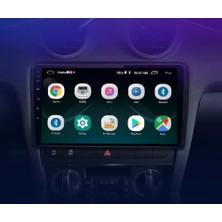 Azertaş Oto Aksesuar Audi A3  2003-2013 Android Multimedya 2+32 GB 9' IPS Ekran Carplay Araca Özel Oem Multimedya