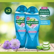 Palmolive Aroma Sensations Feel The Massage Banyo ve Duş Jeli 500 ml x2 Adet + Duş Lifi