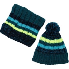 Polaris Colour Lıne  Set - B 3pr Çok Renkli Erkek Çocuk Atkı Bere