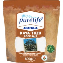 Pure Life Anatolia İyotlu İnce Kristal Kaya Tuzu 800g - Doğal Tuz - Geri Dönüştürülebilir Ambalaj