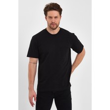 Uomo Park 2271-2 Specıal Seri 24X1 Süprem Relax Kalıp Cepli T-Shirt