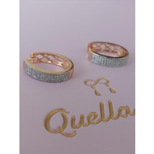 Quella Xuping Ring Stone Silver Gold Küpe