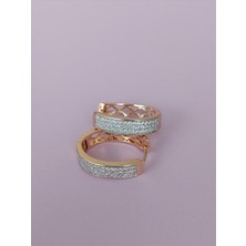 Quella Xuping Ring Stone Silver Gold Küpe