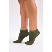 Katia & Bony Kadın Pamuklu Patik Çorap Haki