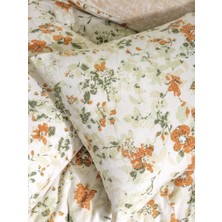Cotton Box Flanel Nevresim Takımı Çift Kişilik Vintage Ekru