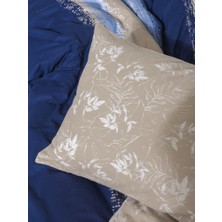 Cotton Box Flanel Nevresim Takımı Çift Kişilik Blueline Lacivert
