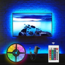 Handmade XL Televizyon Arkası Aydınlatma LED Sistemi Çok Renkli Uzaktan Kumandalı