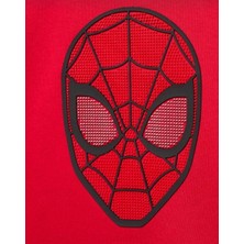 Haviniko Çocuk Giyim Erkek Kırmızı Örümcek Adam Spiderman Baskılı Sweatshirt