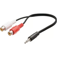 Valueline Stereo Ses Kablosu 3,5 mm Erkek  2x Rca Dişi 0.20 M S