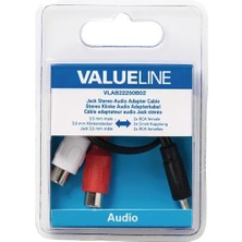 Valueline Stereo Ses Kablosu 3,5 mm Erkek  2x Rca Dişi 0.20 M S