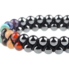 NBS Beautiful Naturel Stones 7 Çakra Örm Doğal Taş Bileklik 7 Çakra Örm