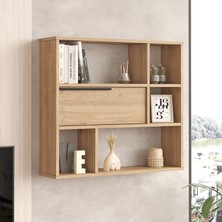 L'occi Concept Leena Duvar Rafı Kitaplık Kapaklı Sepet La5-S