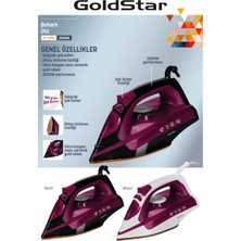 Goldstar ST-7600 Beyaz Seramik Taban Ütü