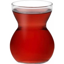 Dantel Cam Çay Bardağı, 6 Parça, Şeffaf, 145 cc
