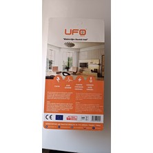 Ufo 3500W  Akım Korumalı Anahtarlı (1.5 Metre) ve Usb'li Üçlü Grup Priz Siyah