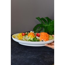 Şirin Eşyalarım Aria Collection Oval Derin Kayık Tabak - 32 cm