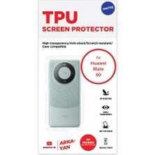 Wrapsol Huawei Mate 60 Mat Arka ve Yan Koruyucu Tpu Film