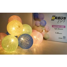 Orbus Koton Top LED Işık 10 Adet Pilli