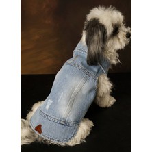 Göktürk Pati Evi Betty Denim Kedi & Köpek Yelek