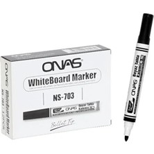 Tüftürük ONAS Beyaz Tahta Kalemi Siyah 12 Adet