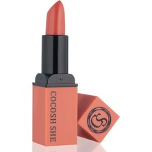 Cocosh She Color Creamy Lipstick Ruj 05 Tiger, Nemlendirici Etki, Kremsi Formül, Yumuşak Bitişli