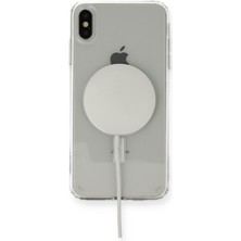 Dijimedia Apple iPhone Xs Kılıf Magsafe Şeffaf Silikon Kılıf