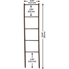 Mr. Ciss Saksı Içi Dekoratif Bitki Merdiveni (50 Cm)